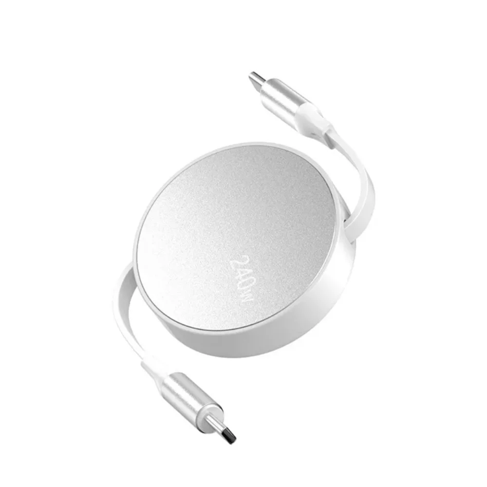 Retractable USB-C to USB-C 240W Charging Cable – Fast Charge & Data Transfer